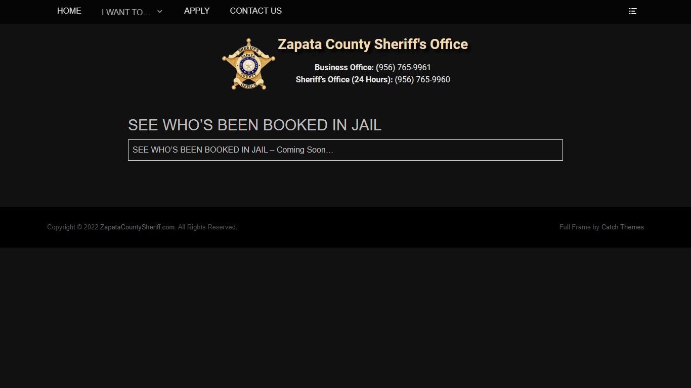 SEE WHO'S BEEN BOOKED IN JAIL - ZapataCountySheriff.com